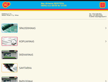 Tablet Screenshot of copypro.lt